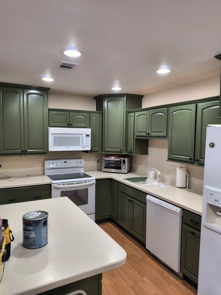 Kitchen cabinet painting in Deerfield Township, OH