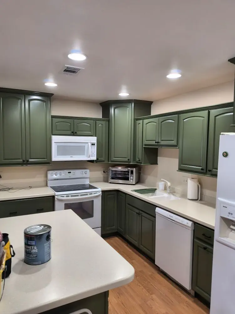 Kitchen cabinet painting in Deerfield Township, OH